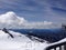 Panoramic view of Austrian ski region of Hintertux