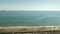 Panoramic view of Balco del Mediterrani, coast of Tarragona in a sunny day, Catalunya, Spain.