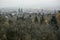 Panoramic view of Bamberg landscape with Cathedral Bamberger Dom , Upper Franconia, Bavaria, Germany. November 2014