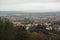 Panoramic view of Bamberg landscape with Cathedral Bamberger Dom , Upper Franconia, Bavaria, Germany. November 2014