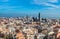 Panoramic view of Barcelona