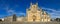 Panoramic view of Batalha Santa Maria da Vitoria Dominican abbey - Portugal.