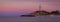 Panoramic view of the Bathurst Lighthouse located in Rottnest Island in Western Australia