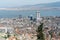 Panoramic view of the bay and city Izmir.