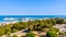 Panoramic view of the bay with port, yachts and cruiser ships, Palma de Mallorca