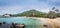 Panoramic view of Beach at Cabo San Juan - Tayrona Natural National Park, Colombia