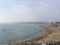 Panoramic view of a beach in Chorrillos, Lima
