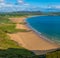 Panoramic view of beach in Donegal