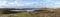 Panoramic view on beautiful beach on the Ouessant island of Ushant , Plage de Korz, Finistere, France