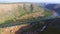 Panoramic view of a beautiful green canyon in Bosnia