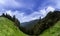 Panoramic view of beautiful landscape of Janjehli Valley near Sh