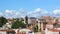 Panoramic view of beautiful roofscape of Lisbon city, capital of Portugal