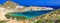 Panoramic view of beautiful Serifos island