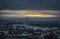 Panoramic view of Belgrade bridges