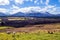 Panoramic view of the Ben Nevis Range from Spean Bridge in the Highlands of Scotland