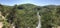 Panoramic View of Big Bluff Goat Trail in Arkansas