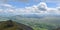 Panoramic view from Blencathra to the south