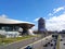 Panoramic view at the BMW Welt, BMW concern and BMW Museum from aside