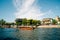 Panoramic view of Boats at Tigre River - Tigre, Buenos Aires, Argentina