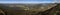 Panoramic view from Boroka Lookout, The Grampians, Victoria, Australia,