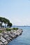 Panoramic view of the Bosphorus and the embankment.