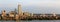 Panoramic View of Boston Back Bay and Brookline