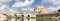 Panoramic view of Bridge and Castle Sant Angelo in Rome