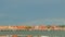 Panoramic view of the bridge leading to Venice.