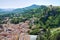 Panoramic view of Brisighella. Emilia-Romagna. Ita