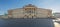 Panoramic view of Brunswick Residence Palace with Quadriga and Equestrian Statues at Schlossplatz Palace Square - Braunschweig,