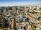 Panoramic view of the buildings and houses of the Vila Mariana neighborhood in SÃ£o Paulo, Brazil