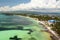 Panoramic view of Bulabog beach. Boracay Island. Aklan. Western Visayas. Philippines