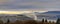 Panoramic view from Burnaby Mountain