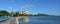 Panoramic view of Cairns waterfront skyline