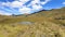 Panoramic view of the Cajas National Park Ecuador