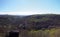 Panoramic view of the calder valley in west yorkshire showing the trees around the colden valley and the town of hebden bridge
