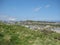 Panoramic view of Calton Hill, general view of monuments on background, in Edinburgh