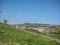 Panoramic view of Calton Hill, general view of monuments on background, in Edinburgh