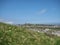 Panoramic view of Calton Hill, general view of monuments on background, in Edinburgh