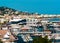 Panoramic view of Cannes city, France