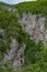 Panoramic view of canyon of Dryanovo river near.Monastery St. Archangel Michael, Gabrovo region, Bulgaria