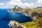 Panoramic view of Cape Formentor. Mallorca