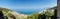 Panoramic view of Capo d`Orlando, Sicily