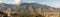 Panoramic view of Caracas and cerro El Avila National Park, famous mountain in Venezuela