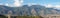 Panoramic view of Caracas and cerro El Avila National Park, famous mountain in Venezuela