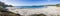 Panoramic view of Carmel State Beach, Carmel-by-the-sea, Monterey Peninsula, California