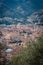 Panoramic view of Carrara in Tuscany, Italy