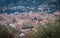 Panoramic view of Carrara in Tuscany, Italy