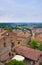 Panoramic view of Castell\'Arquato. Emilia-Romagna. Italy.