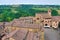 Panoramic view of CastellArquato. Emilia-Romagna. Italy.